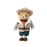 Decoris Polyester Standing Bear with Hat 45cm